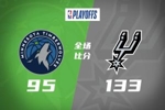 🏀马刺38分大胜森林狼扳成1-1！文班26分钟19+15 华子13中5